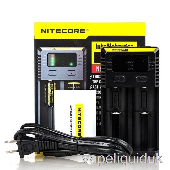 Nitecore i2 Battery Charger (2-Bay) Vape Juice