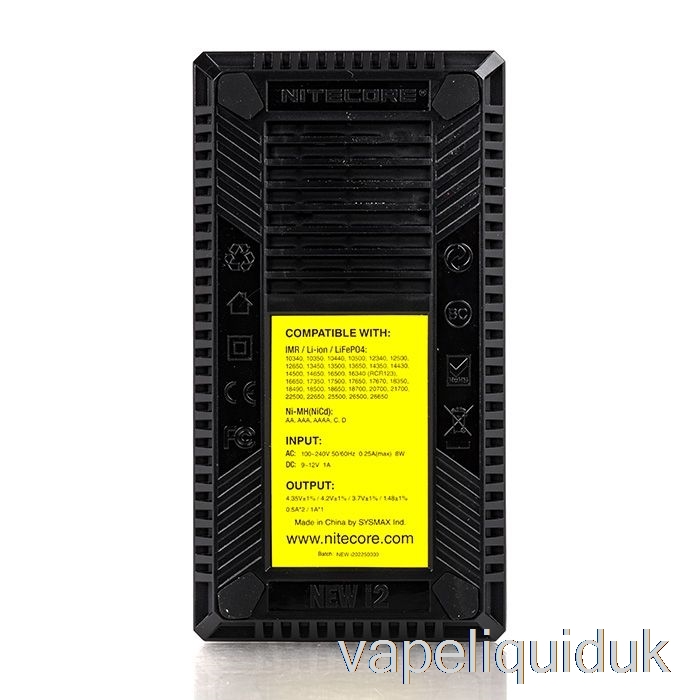 Nitecore i2 Battery Charger (2-Bay) Vape Juice